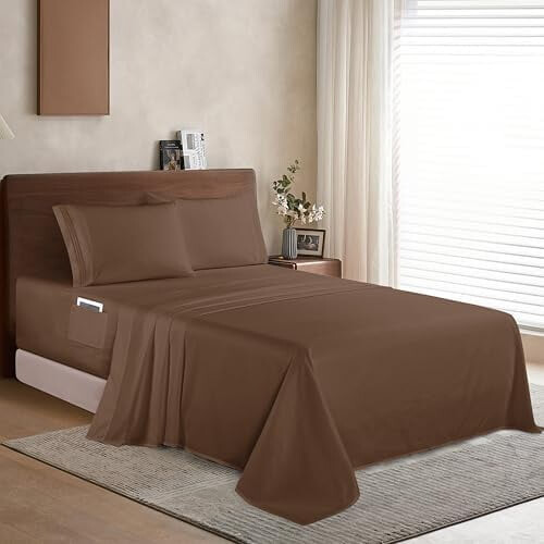 Microfiber Full Size 4-Piece Sheet Set 1