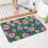 Tapete de banheiro floral em microfibra, 43 x 69 cm (17 x 27 polegadas) 4