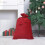 Saco de presente de lona estilo Papai Noel com cordão, 68,5 x 50,8 cm (27 x 20 polegadas) 6