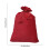 Saco de presente de lona estilo Papai Noel com cordão, 68,5 x 50,8 cm (27 x 20 polegadas) 3