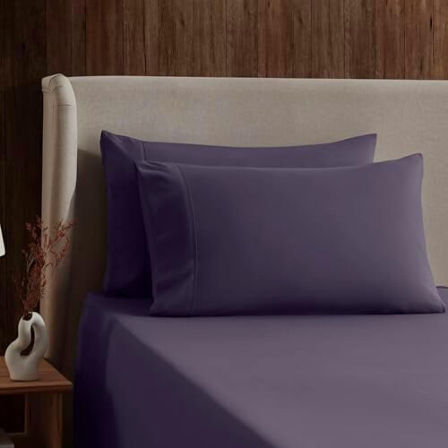 Σετ σεντονιών Queen Size - 1800 Ultra-Soft Microfiber - Διπλά βουρτσισμένα - Βαθιές τσέπες - Εύκολη 2