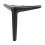 1 stk. metalmøbelben, skabsben, kommodeben, kraftige, moderne sofafødder, udskiftning til sofakube, opbevaring, futon, natbord, sort 15 cm 1