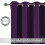 Cortinas Blackout Roxas 52x84 polegadas, 2 Painéis 4