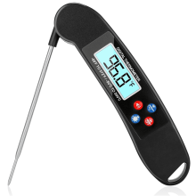 Termômetro de carne profissional, termômetro digital falante para cegos, design à prova d'água, para grelhar, churrasco e cozinha, 1x termômetro