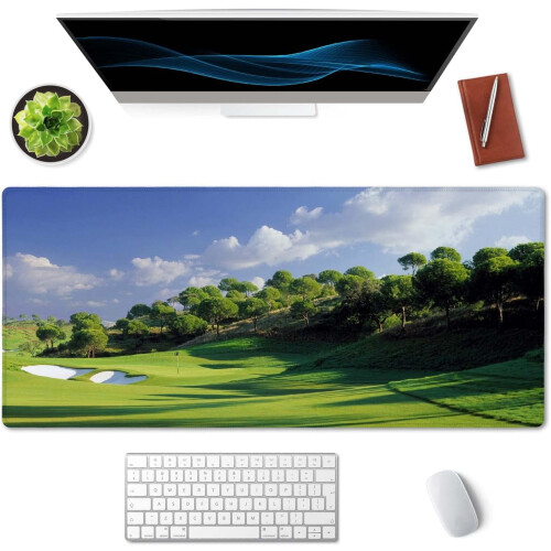 Mousepad gamer XXL com base antiderrapante e borda costurada. 2