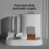 1-Pack Automatic Gravity-Fed Cat Water Dispenser & Feeder - Spill-Proof Large Capacity One-Piece Design, 5