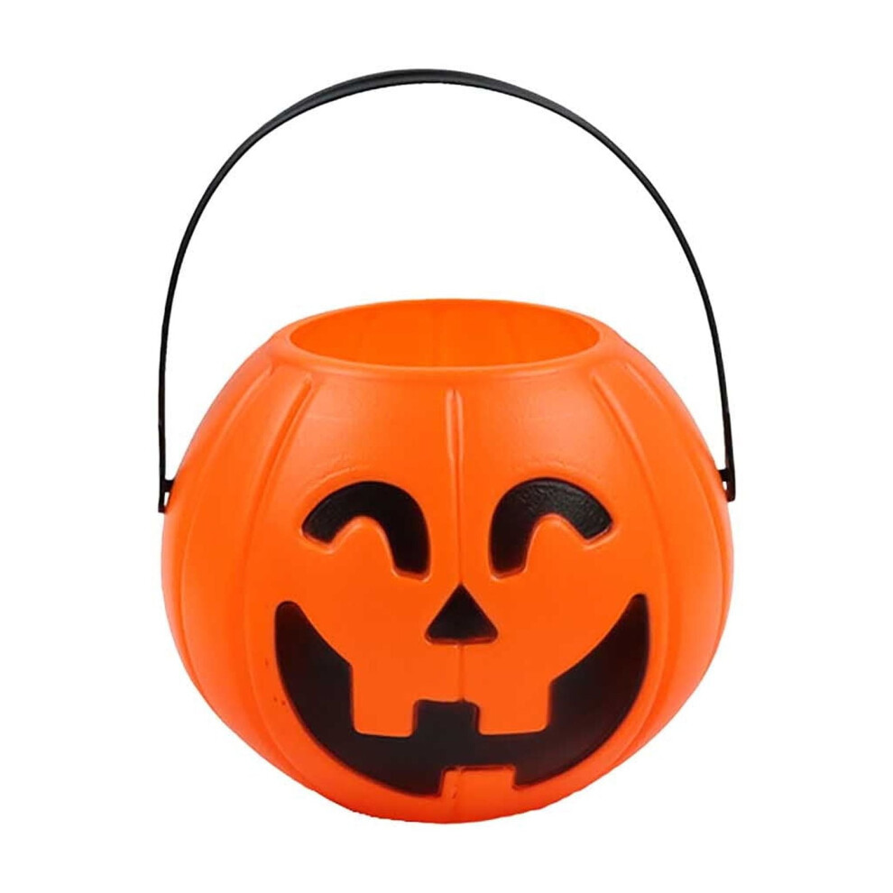 Trick Or Treat Plastic Pumpkin Bucket Halloween Pumpkin Or Treat Buckets For Kids 9485826267690