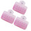Jumbo Hårrullar Set – 3-delars Rosa Locktänger 1