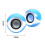 Bluetooth Wireless PC Speaker – Portable Small Sound Speaker with USB, Compatible with Laptop & Computer, Blue 3