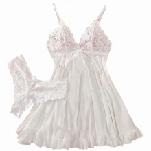 Camisola feminina de verão e outono, lingerie sexy de renda e tule, modeladora e sedutora, camisola transparente, pijama feminino confortável,