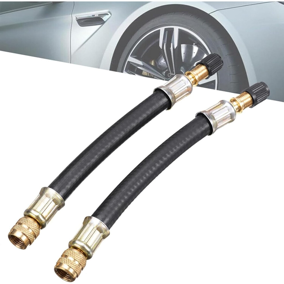 2Pcs Universal Flexible Tire Valve Extenders Â Compatible With Car, Truck, Scooter 9193271576747
