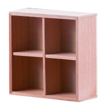 Miniatur-Holzschrank zur Dekoration, kleine Größe, ideal für Puppenhäuser im Maßstab 1:12