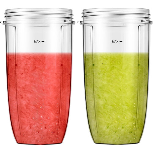Κύπελλα μπλέντερ 24oz για NutriBullet 600W/900W (Συσκευασία 2 τεμαχίων)