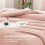 Comforter Set Blush Pink Queen Lightweight Fluffy 6