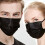 100-pak 3-lags sorte engangs ansigtsmasker 2