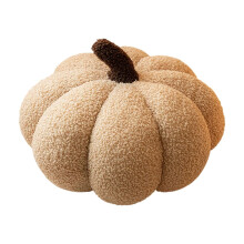 Cuscino decorativo a forma di zucca in peluche, decorazione autunnale, 35 cm (14 pollici)