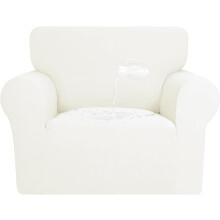 100 % wasserdichter, dehnbarer Überzug für Sofas und Couches – rutschfest, waschbar, auslaufsicher, tier- und kinderfreundlich (Hellgrau)