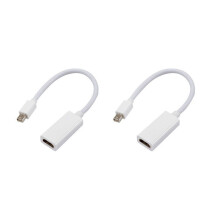 2X Convertitore Adattatore da Cavo   A  (M / AF) per  Surface Book, Surface Pro 4 / Pro 3 / Pro 2 Tablet PC