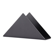 Suporte triangular para toalhas de papel, porta-guardanapos, organizador de lenços de papel, em aço inoxidável.