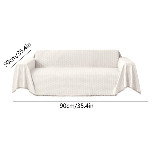 Housse de coussin réversible en lin extensible et résistante aux animaux domestiques 2