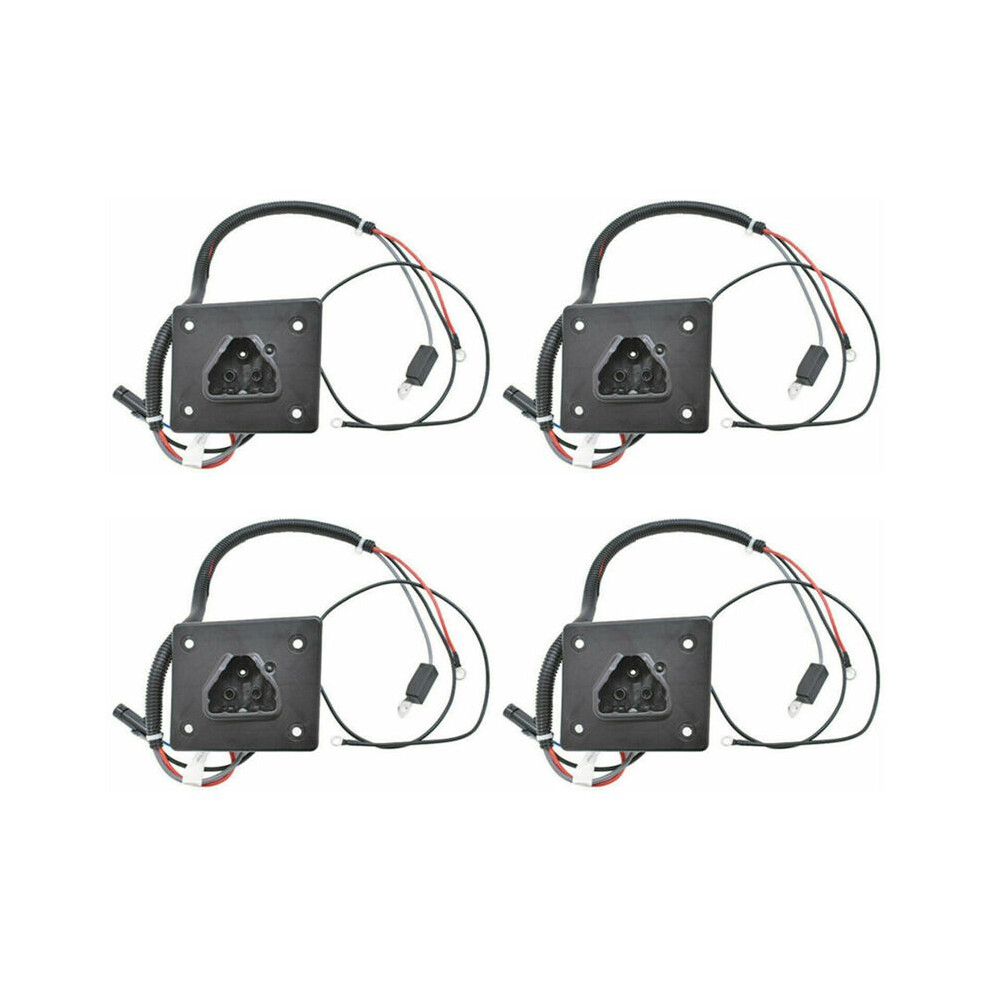 4X For Ezgo Txt / Rxv Charger Receptacle 48V Cart With Delta-Q Charger 602529 6033640762001