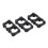 100X 18650 Lithium Battery Double Holder Bracket for DIY Cell Pack Black 6