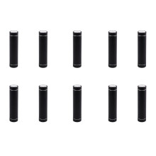 10X 2600MAh Portable External USB Power Bank Box Battery Charger for Mobile Phone(Without Battery) Color:Black