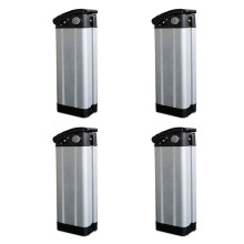 4X Electric Bike Plastic Lithium Battery Box 36V/48V/60V Large Capacity 18650 Holder Case Bicycle Accessories,XLR