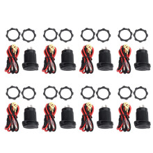 8X Quick Charge 3.0 Carregador de Carro USB Duplo 12V 36W USB Carregador Rápido com Interruptor para Motocicleta CaminhãO Carrinho de Golfe