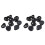 20Pcs Black Round Button Battery Holder Case for CR2032 2016 2025 1