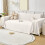 Housse de coussin réversible en lin extensible et résistante aux animaux domestiques 4