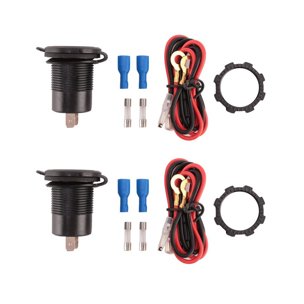 2X 12V Usb Car Charger Adapter Dual Pd Usb-C Car Usb Port Socket With Power Fast Charge For Car Boat Rv Marine 6034189284481