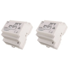 2X DR-60-12 Transformer 12 Volt 5 Amp Industrial Din Rail Power Supply 220V Ac to 12V Power Supply(12V)