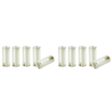 Flashlight Cylindrical 3 x AAA Battery Plastic Holder Box 10Pcs