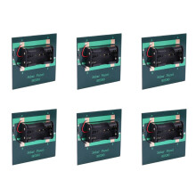 6X 1W 4V Rechargeable AA Battery Solar Cell Charger with Base for 2XAA Batteries Charging Directly