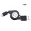 4X USB Type C USB 3.1 Retractable Cable Charger Charging Type-C USB-C Cable Black 2