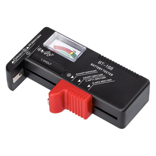 2X BT-168 AA/AAA/C/D/9V/1.5V Batteries Universal Button Cell Battery Colour Coded Meter Indicate Volt Tester BT168 2