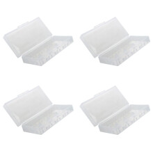4X Box for 18650 Battery Transparent Battery Holder