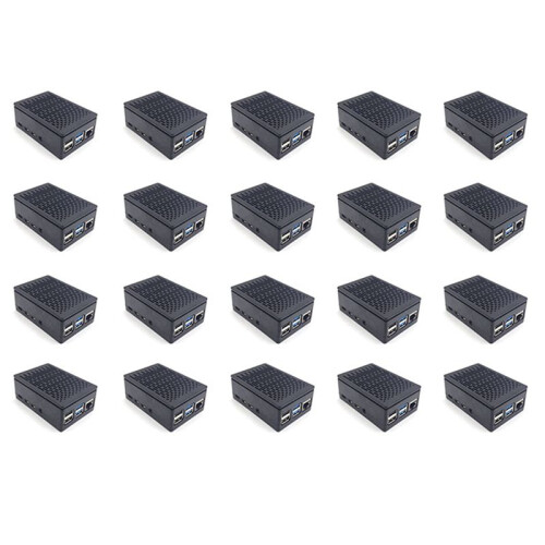 20X for Raspberry Pi 4 Case Shell Box Enclosure Installable Cool Fan Aluminum HeatSink Enclosure for Raspberry Pi 4B