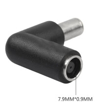4X  7909 Male A  7909 Connecteur Femelle Adaptateur Secteur pour    Ordinateur Portable, Coude A Angle Droit de 90 Degres