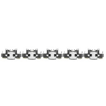 5X for New 3DS New 3DSLL Charging Port Power Connector Tail Plug Holder