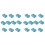 20Pcs Battery Storage Rack Battery Holder Case for  18V Fixing Devices() 1