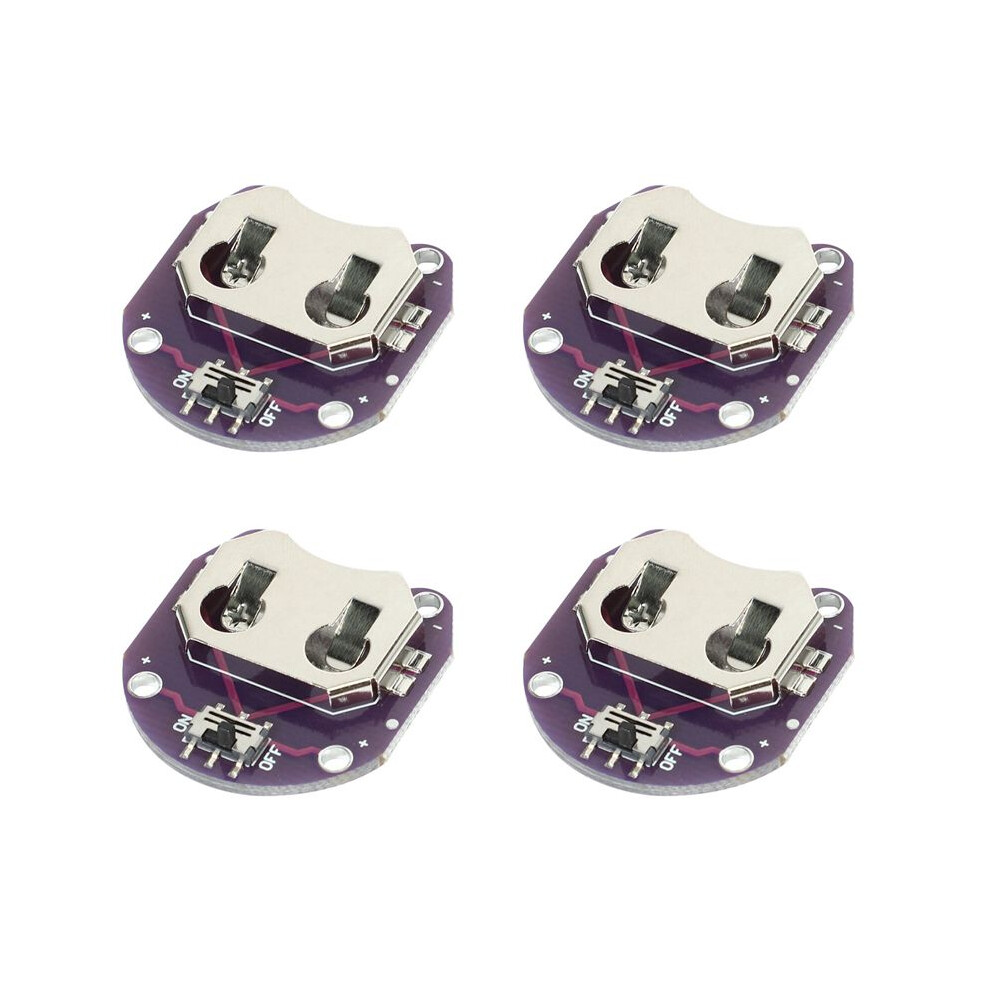 4X Lilypad Coin Cell Battery Holder Cr2032 Battery Mount Module For 4712336751483