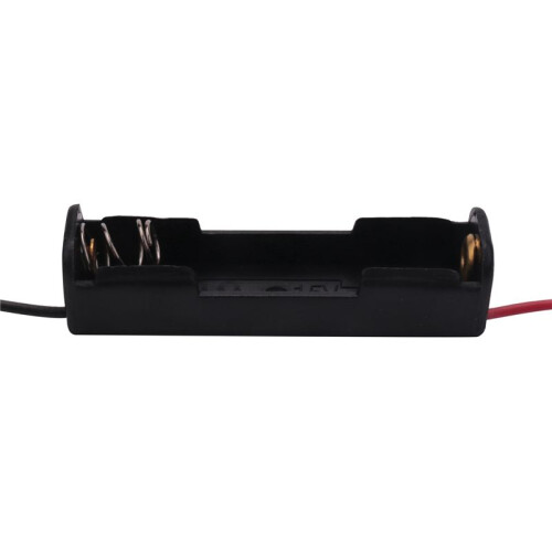 36Pcs Wired Connector 1.5V AAA Battery Holder Plastic Case Storage Box Black