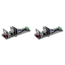 2X 4 Wire Battery Resistance Capacity Test Testing Stand Cell Holder for 18650 26650 21700 AAA