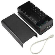 4Stück 21X18650 BatteriegehäUse SchweißFrei Power Bank Case PD mit Licht 18650 Batterieladebox Abnehmbare Tragbare DIY-HüLle