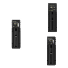 3X 18650 Batterie Ladegerät 26650 Usb Intelligent Nickel Hydrogen Aa Aaa 21700 Lithium Batterie Ladegerät mit Einem Steckplatz