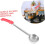 Stainless Steel Portion Control Ladle with Ergonomic Handle for Precise Pizza Sauce Serving 5