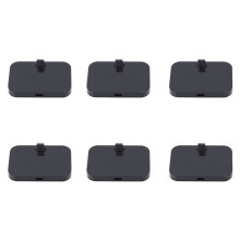 6X Stacjonarna ŁAdowarka do Telefonu KomóRkowego Typu C Uchwyt do Telefonu KomóRkowego Stacja DokująCa do ŁAdowania USB-C Czarny
