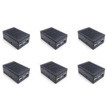 6X für Raspberry Pi 4 Case Shell Box GehäUse Installierbares KüHl GebläSe Aluminium KüHl KöRper GehäUse für Raspberry Pi 4B